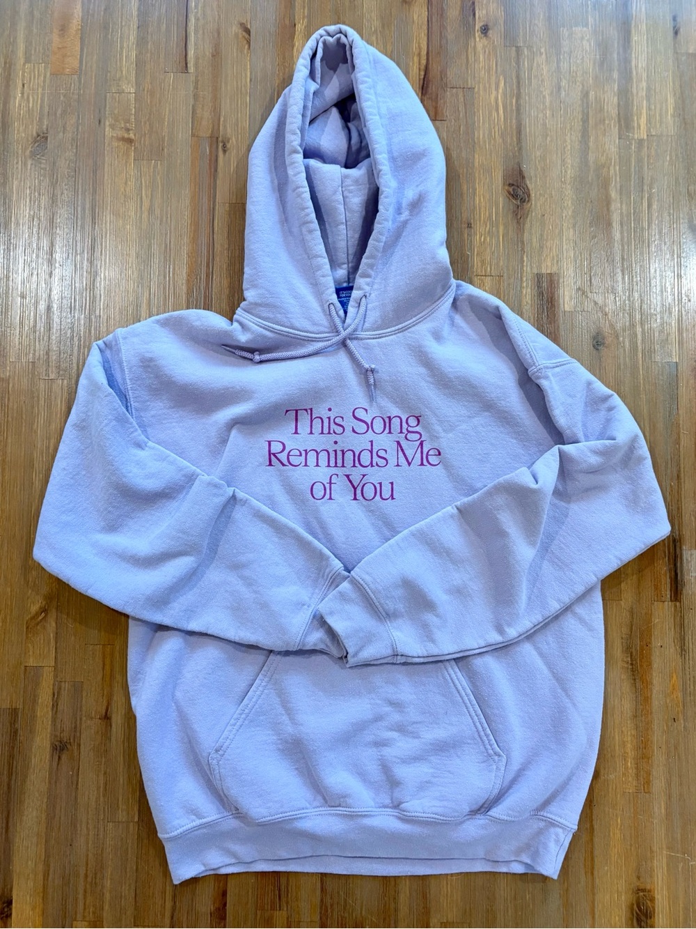 LONELY GHOST Lavender Hoodie * This Song Reminds Me of You * 🎶 💜 🥰